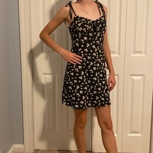 Floral black Shein dress